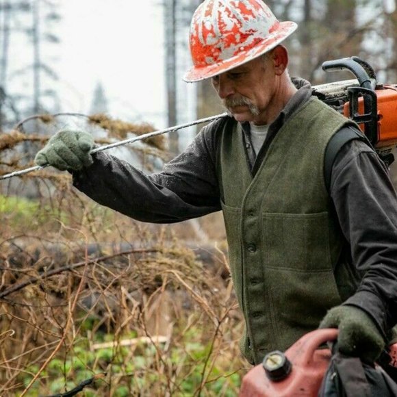 Filson Garment Mackinaw Button Front Vest H11185 - Picture 9 of 11